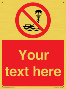 Custom No parasailing